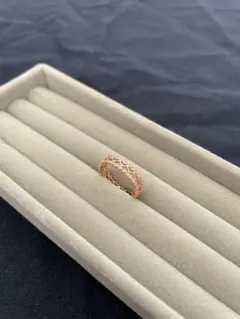 ピンクゴールド ファッションリング