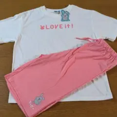 W☆新品☆ラッピー ＴＢＳ☆半袖・半パンツ☆パジャマ☆Ｌ☆女性用☆ホワイトのサムネイル