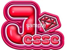 匿名発送SixTONES ジェシーぷっくり文字うちわ うちわ文字名前うちわネムボ