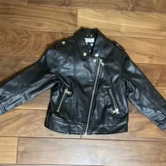 H&M ブラック ライダースジャケット 104