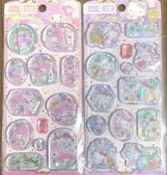 サンリオキャラクター　ウォーターシール2枚