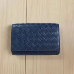 BOTTEGA VENETA イントレチャート 名刺入れ ネイビー - メルカリ