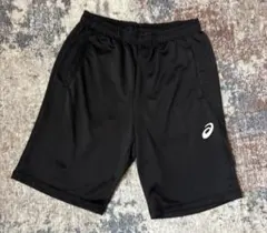 【美品】asics アシックス ジャージ ハーフパンツ 黒 Lのサムネイル