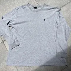 ポロバイラルフローレン　ロンT  グレー　XL シンプル