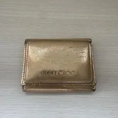 JIMMY CHOO 三つ折り財布 ゴールドのサムネイル