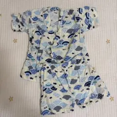 子供用甚平　魚柄 甚平 サイズ90