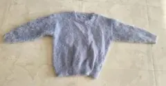 ファー　クルーネックセーター 110 子供セーター　子供春服　セーター