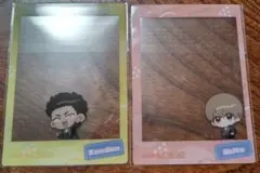 銀魂 春のぶらり旅　フォト風クリアカード 近藤勲　沖田総吾