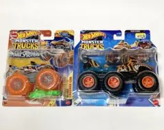 ホットウィール モンスタートラック タイガーシャーク 2点セット ビッグリグ