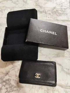 CHANEL キーケース ブラック ココマーク　箱付き