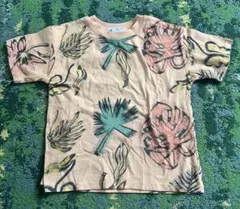 ZARA 植物柄 Tシャツ 6-7歳　サイズ120