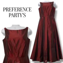 PREFERENCE PARTY'S 高級 ロングドレス 光沢 ワインレッド 赤 PREFERENCE PARTY'S 高級 ロングドレス 光沢 赤 ワインレッド - メルカリ