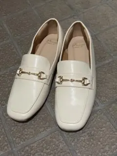 ホワイト ローファー 39サイズ