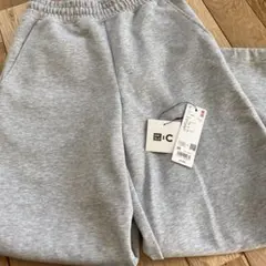 UNIQLO C スウェットワイドパンツ XS 丈長め