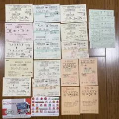 使用済み切符セット 乗車券 マルス券 他いろいろ 東京 上野 鉄道博物館