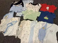 新生児 夏 ロンパース 肌着 50 60 男の子 まとめ売り ベビー服 GAP