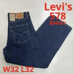 新品☆W34 L32☆リーバイス Levi's 578 BAGGY - メルカリ