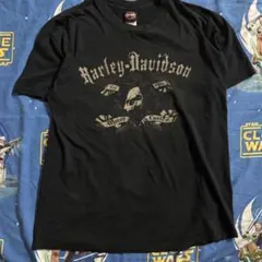 Harley-Davidson broken“髑髏“鷹“boro t-shirt - メルカリ
