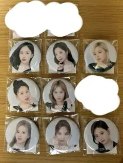 TWICE メンバー 缶バッジ 8個セット
