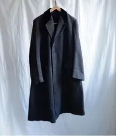 kolor 22AW】再構築 ベルテッド フランネル コート ネイビー 1 - メルカリ