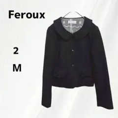 Feroux ブラック ジャケット 2 M セレモニー 卒業式 入学式