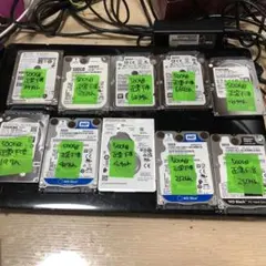 957 HDD 500GB 正常 2.5インチ 10個 まとめ売り
