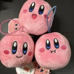 ラウンドワン 星のカービィ フェイスマスコット 3個セット