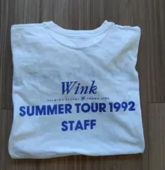 Wink summer tour 1992 STAFF tshirts90's