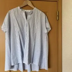 AMERICAN HOLIC ストライプ柄 半袖ブラウス Mのサムネイル