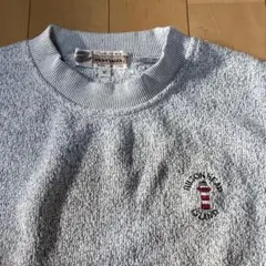 80s USA製 ヴィンテージスウェット　古着　ゴマシオ　肉厚　刺繍のサムネイル
