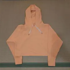 PUMA クロップドパーカー XS オレンジ