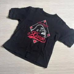 XLARGE.KIDS.プリントTシャツ.110.黒.