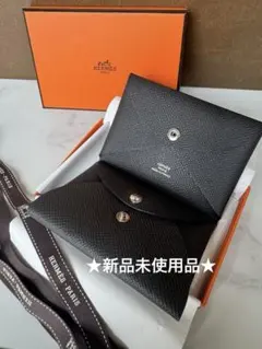 ★HERMES★新品 미사용 品 カルヴィデュオ グラファイト LA購入 希少