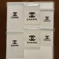 ネイルシール　ロゴ入り透明ポーチ 6個セット