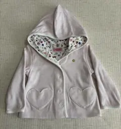 【kate spade】ピンク×花柄リバーシブルアウター　80-90センチ