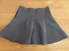 GRL チェック柄フレアミニスカート