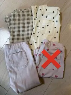 ズボン4枚セット　保育園着✴︎90〜100㎝