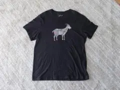 ★人気 NIKE JORDAN ゴートプリント 半袖Ｔシャツ 黒 L ブランド