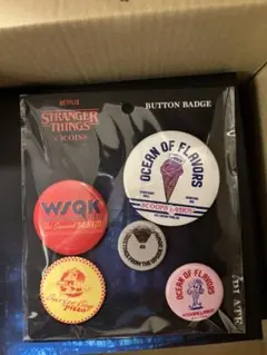 ストレンジャーシングス　スリーコインズ　缶バッチ