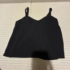 チャオパニック　ブラック　キャミ　レイヤード
