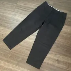 UNIQLO U★ワイドフィットテーパードアンクルチノ★ブラック★79㎝
