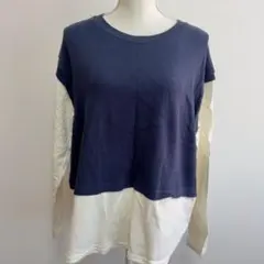 大きいサイズ☆レイヤードチュニック