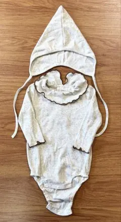 【美品】バースデイ　アンドミニョン　&mignon ロンパース　80