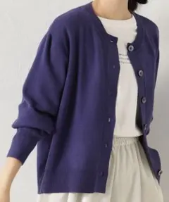 ファウンドグッド COZYクルーニットカーデ レディース