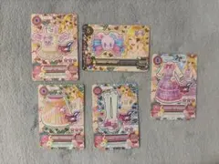 アイカツカード 5枚セット　エンジェリーベア