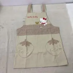 【2006年製】サンリオ　ハローキティ　エプロン　H型　キッチン　用品E2