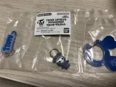 TWICELOVELYS アクリルカラビナフロッキーマスコットツウィ