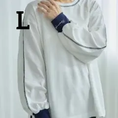 【新品未使用】 しまむら 田中里奈 mysacloset プルオーバー Lサイズ