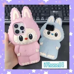 ラブブ　らぶぶ　labubu iPhone 14 ケース　スマホ　アイフォン