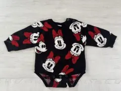 【futa futa】 ミニー ニットロンパース 70cm